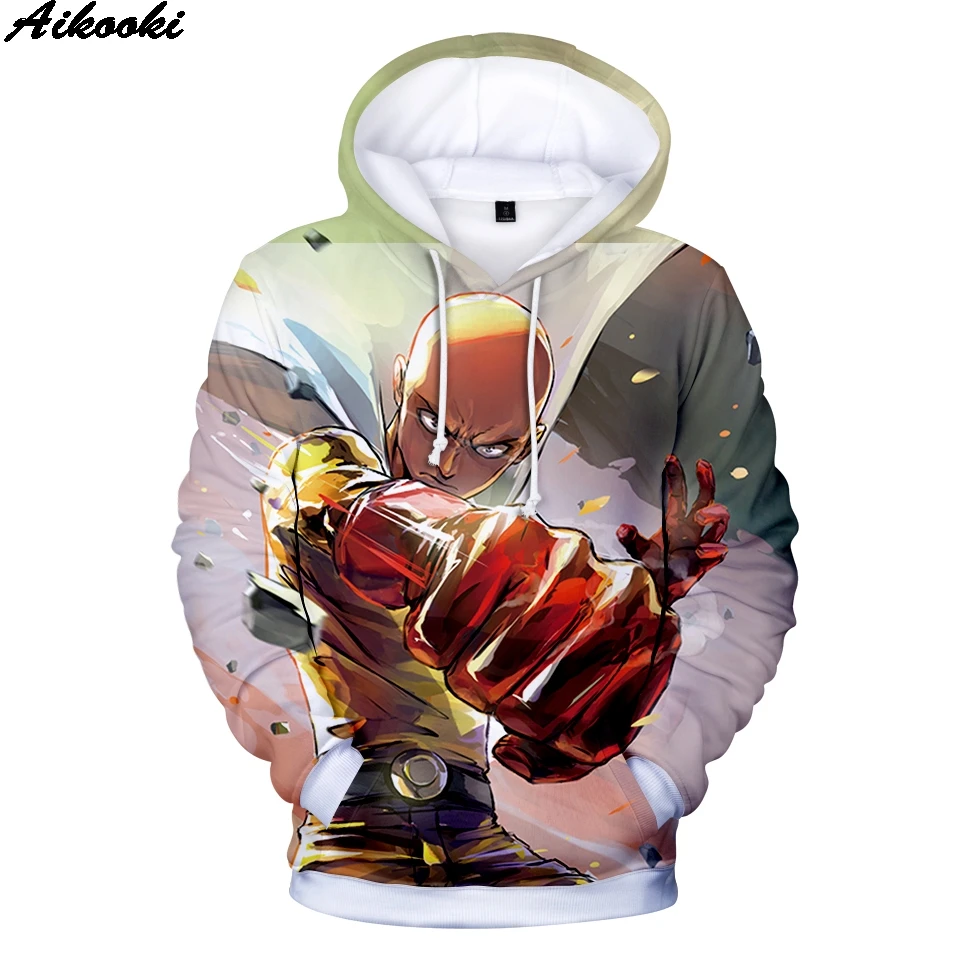 

One punch man 3D Hoodies Sweatshirts Men/Women Popular Hip Hop pullovers 3D Print One punch Men Hoodies Boys Sweatshirts