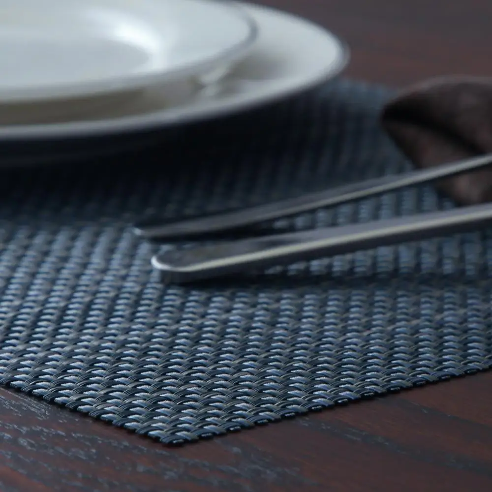  Topfinel Set of 4 PVC Placemat for Table Mat Pad Drink Wine Cup Coasters Bamboo Placemats Dining Ta