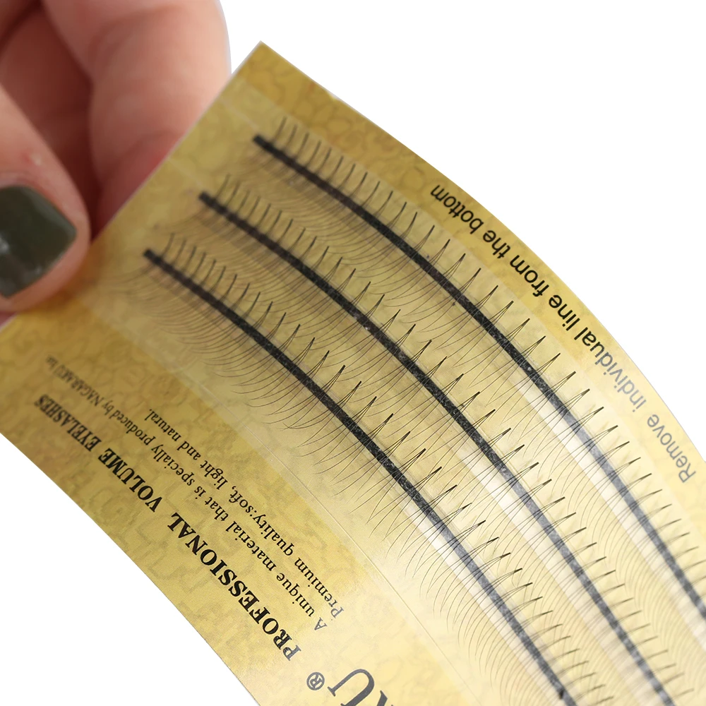 

120 Pcs Individual 3D Wave 0.07 C Black 8~14mm Faux Mink Hair Eyelashes Extension Sot Natural Longlasting Fake Eye Lashes