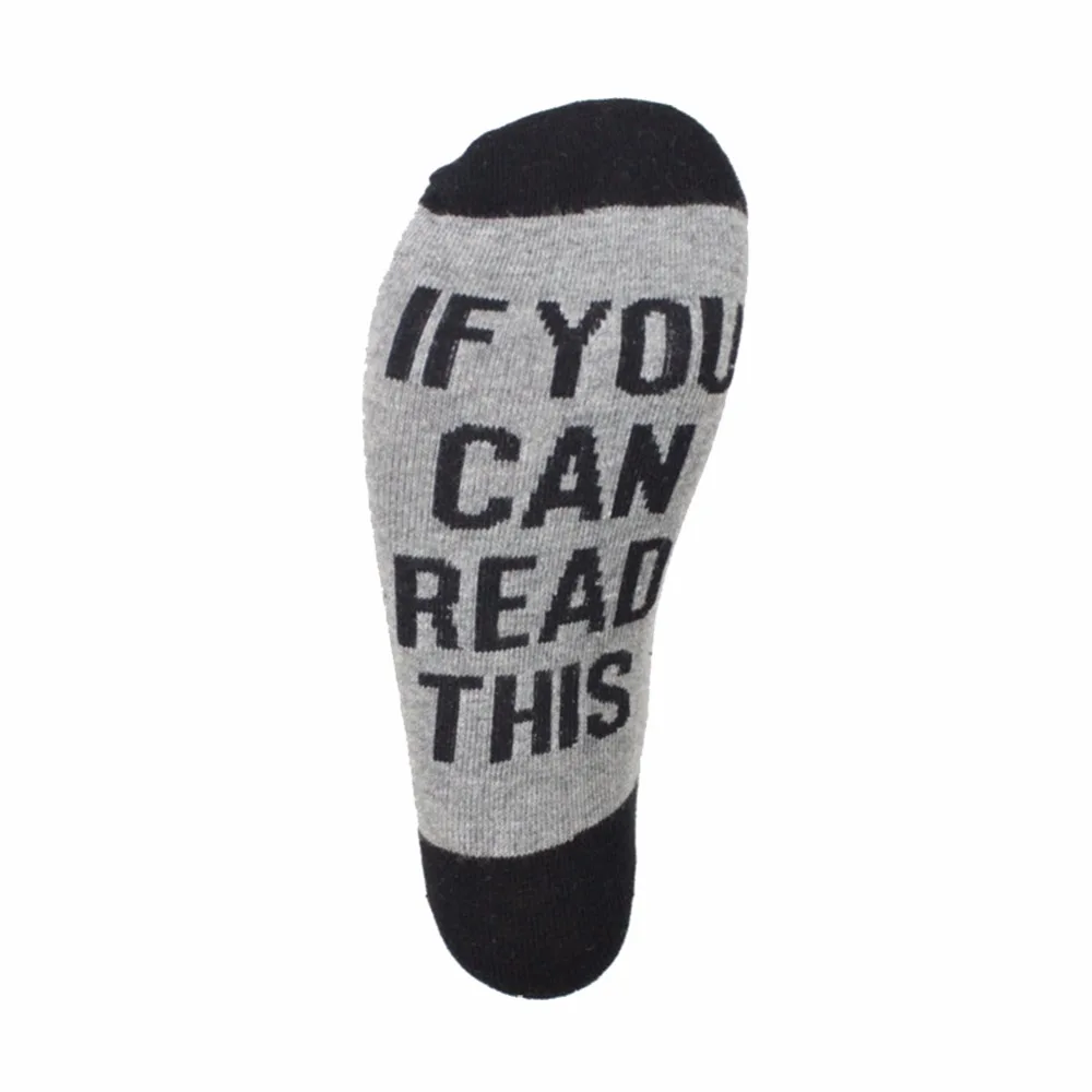 Мужской Носок Пользовательские пивные мужские носки, если вы можете прочесть это приносить мне пиво женские носки унисекс хлопок Компрессионные Мужские носки один размер