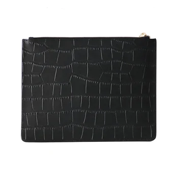 

Genuine Crocodile Leather Embossed Clutch Bag With Card Slots For Women 2020 New Fashion Ladies Customize Initial Letters Name