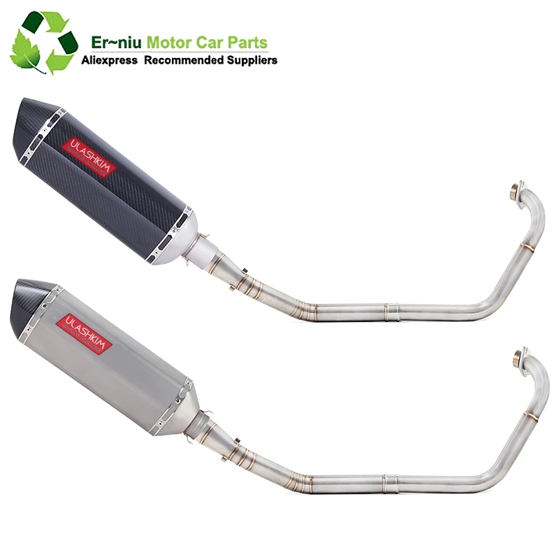 

R15 YZF-R15 MT15 Motorcycle Full System Exhaust Muffler Escape Modified Link Pipe Slip-On For yamaha R15 2008-2017