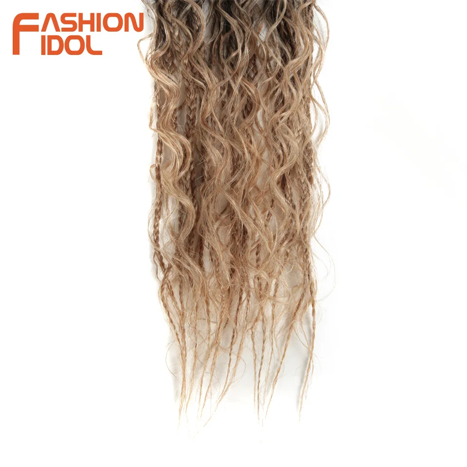 Мода IDOL микро бокс косичка 24 дюйма крючком косички синтетические волосы кудрявые волосы с кромкой наращивание волос Омбре коричневый твист волосы косички