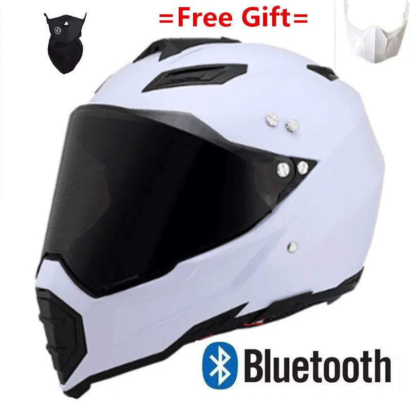 Полное лицо мото rcycle Bluetooth шлем мото крест мото cicleta каск BT КАСКО Мото шлем мото r велосипед Capacete точка s m l xl
