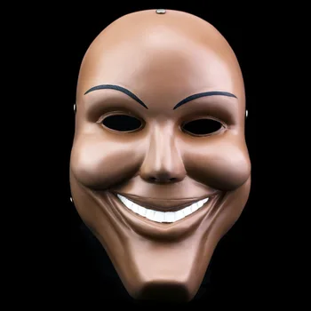 

Free Shipping James DeMonaco's Movie Collection The Purge Anarchy Resin Human Smile Face Mask Halloween Masquerade Cosplay Props