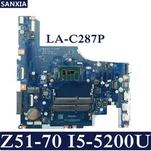 KEFU AIWZ0/Z1 LA-C287P Laptop motherboard for Lenovo Z51-70 Test original mainboard I5-5200U