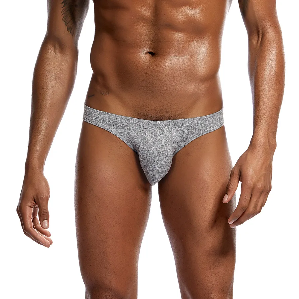 

Men Underwear Low Waist Solid Shorts Underpants Soft Briefs Panties Sexy Male Panties underwear men Male Panties Underpants