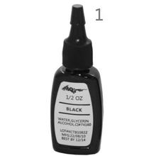 Черного цвета перманентного макияжа, пигментных 15 мл/бутылки(1/2 унц.) косметическая чернила татуировки Краска Набор для губ для бровей 5 шт./лот