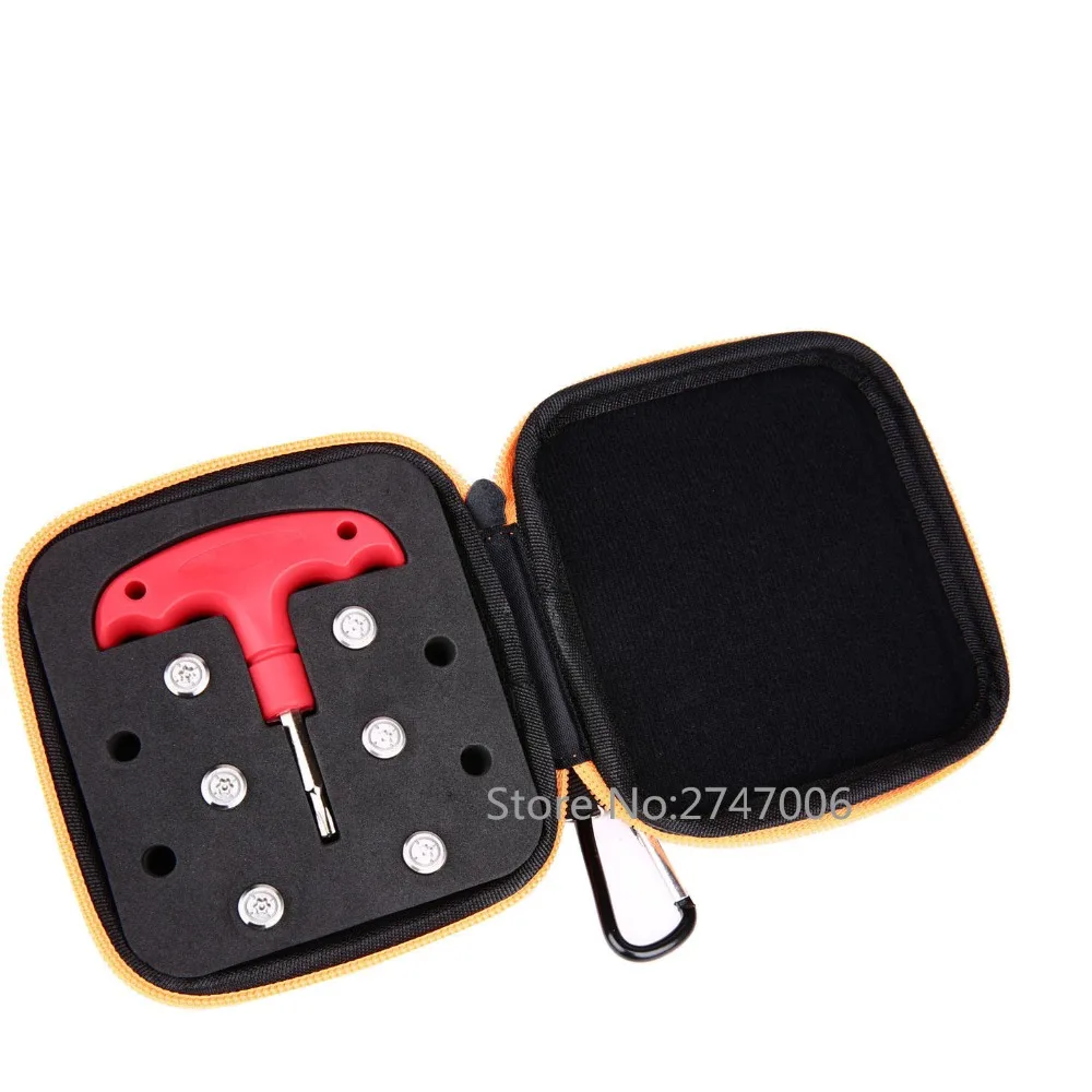 

One Set of 6X Golf Weight Screw Replacement with 1PC Red Wrench 2/4/6/8/10/12g and 1PC Package Case Fit for M4 Driver Head