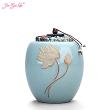 Jia-gui luo чайная коробка китайские керамические сушеные фрукты кофе в зернах запечатанные банки коллекция емкость для хранения пищи