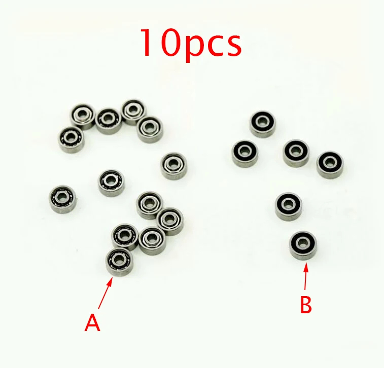 

10 Pcs 620 Bearing AO620 Car Axle Gear Bearings For Tamiya 1/32 Scale Tamiya Mini 4WD Car Model 94389 2*6mm High Quality