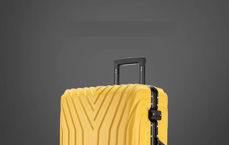 20 "24" 26 "29" дюймов багаж на колёсиках алюминиевая рама ABS тележка твердая дорожная сумка женская сумка-интернат сумка для переноски чемоданов