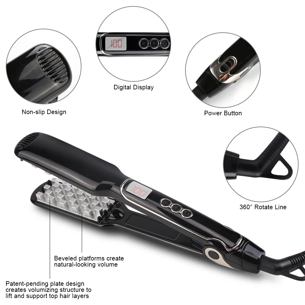 

VOLOOM Petite 1 Inch Volumizing Hair Iron 1/2 Inch Volumizing VOLOOM Rootie the Rootlifter 3/4 Inch Hair Iron