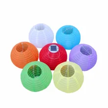 Lantern Solar Light LED Hanging Ball Nylon Lantern Fairy Lights For Garden Decoration Wedding Solar Light With Battery 12inch Lantern Solar Light LED Hanging Ball Nylon Lantern Fairy Lights For Garden Decoration Wedding Solar Light With Battery 12inch