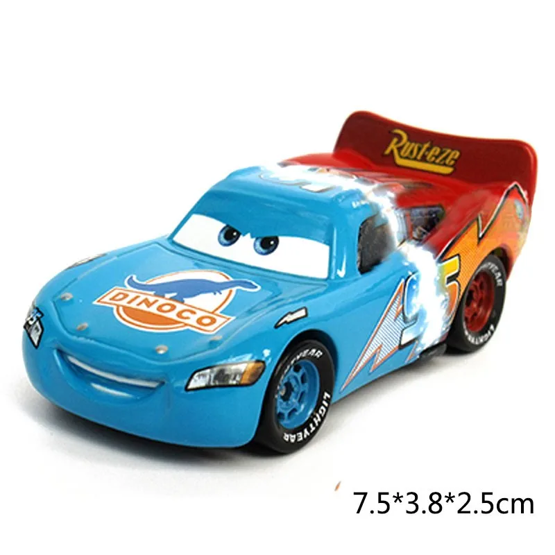 Disney Pixar Тачки 2 3 Молния Маккуин Джексон шторм Сказочный матер 1:55 литье под