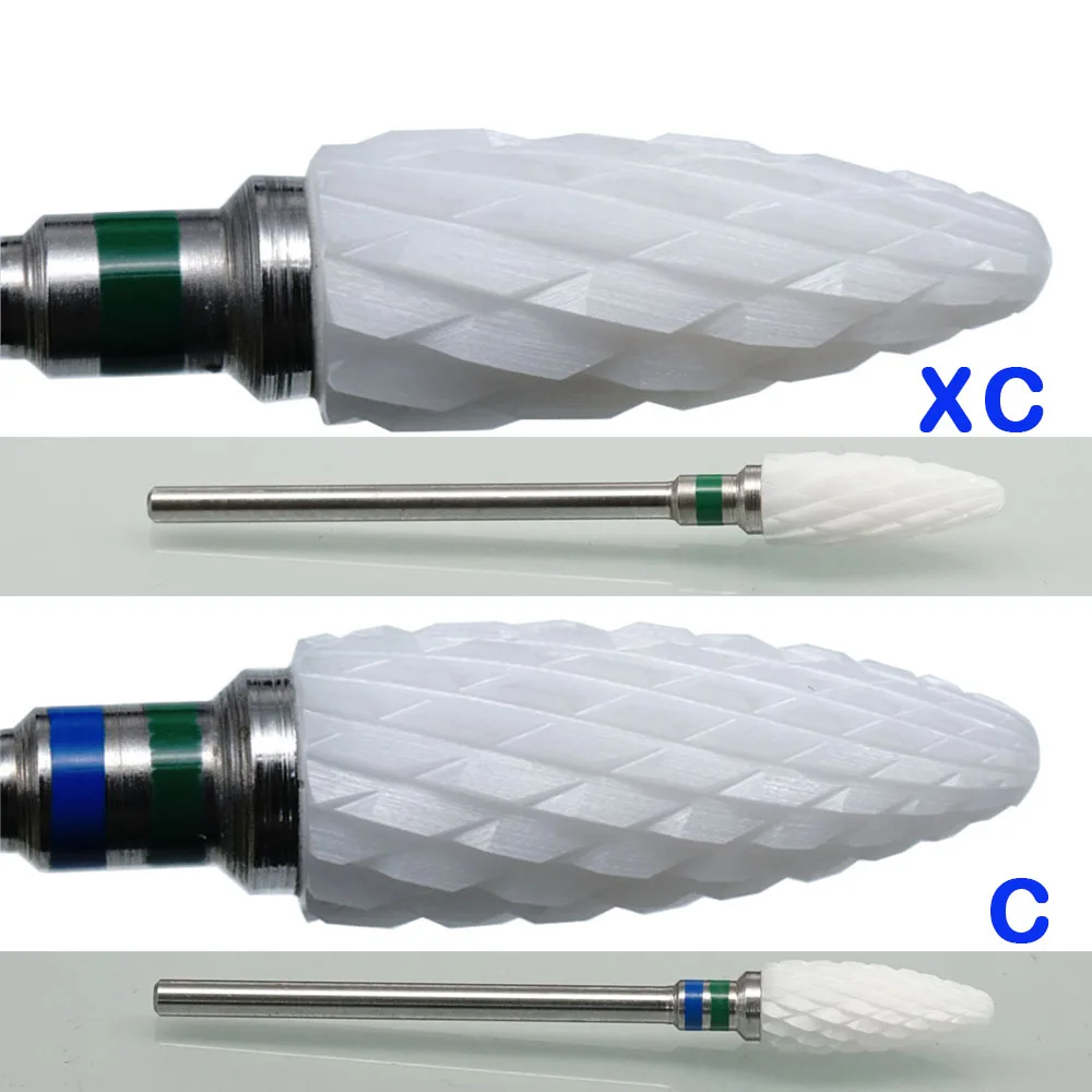 Пуля Керамические Ногтей Сверла фреза для маникюра фрезы для маникюра инструменты для маникюра фрезер для маникюра педикюр Легко удалить лак для ногтей клей