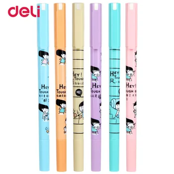 

Deli 1 pc Highlighter pen office & School Markers with invisible ink pen New drawing marker pen Stationery office School pens