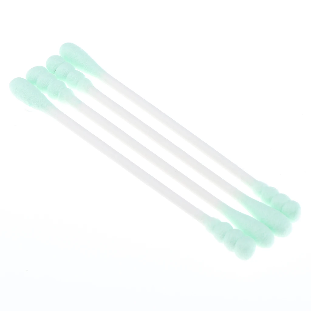 200 Pieces Tight Double Head Buds Makeup Remover Cotton Swab Ear Cleaning Tools Wooden Handle Double cotton heads
