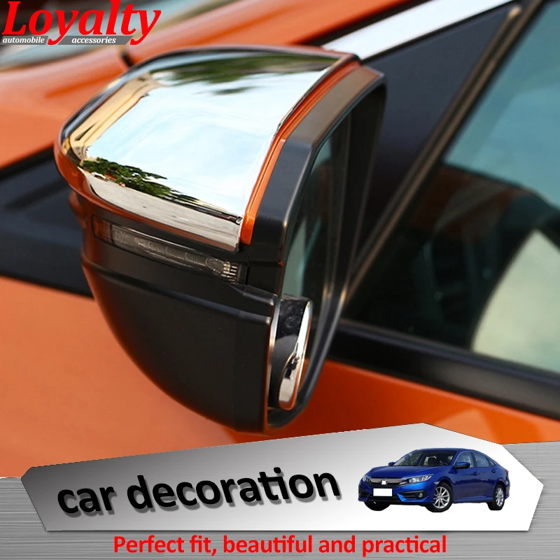 Лояльность для HONDA Civic 2016 2017 2018 зеркало заднего вида с боковым видом формовочная