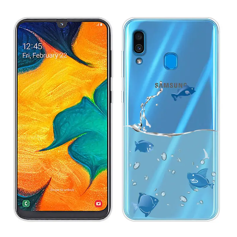 Soft TPU Case for Samsung Galaxy A40 A30 Clear Silicone Back Phone Case for Samsung A50 A10 Cover for A60 A70 SAM-A505F Fundas (18)