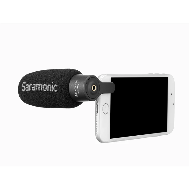 Saramonic SamrtMic 3,5 мм освещение Тип C порт разъем видео аудио разъем микрофон для DSLR iPhone Andriod телефон Vlog запись Mic