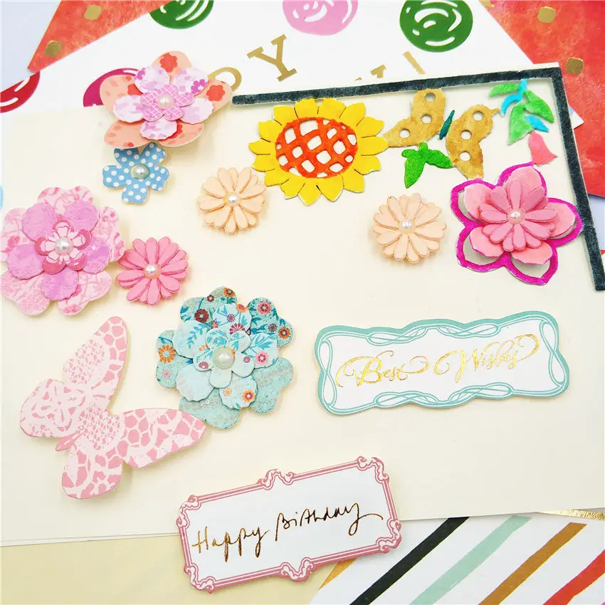 

AZSG Sun flower Cutting dies/scrapbooking dies metal Dies scrapbooking Dies