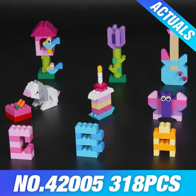 

In stock Lepin 42005 318Pcs Creative Series The 10694 Creative Supplement Bright Set Building Blocks Bricks Educational Kid Toys