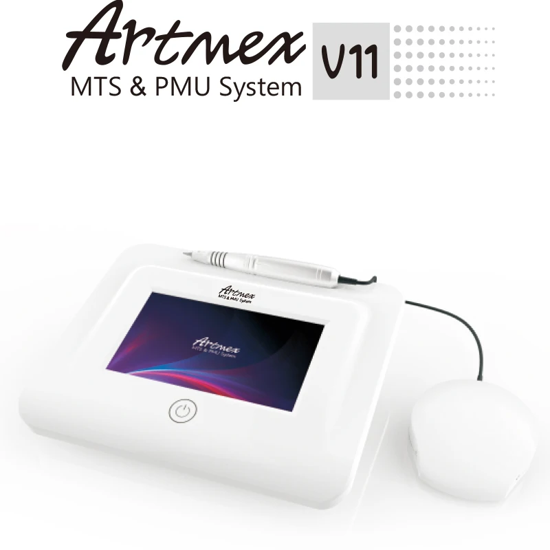 New Artmex V11 Pro Digital Eyebrow Lip Tattoo Machine Permanent Makeup Micro-needle Therapy Device MTS PMU System