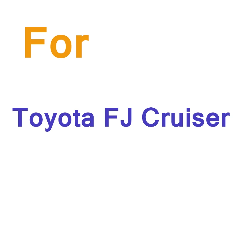 Cawanerl весь автомобиль уплотнительной ленты Комплект резиновое уплотнение края Обрезной уплотнитель для Toyota 4runner FJ Cruiser Fortuner Sequoia Venza - Цвет: For FJ Cruiser