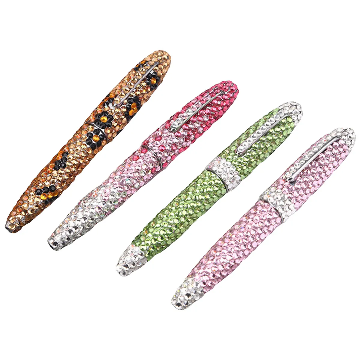 

1pcs Creative Diamond Upscale Business Gift Ballpoint Pen Fashion Office School Stationery Writing Pen Christmas Gift