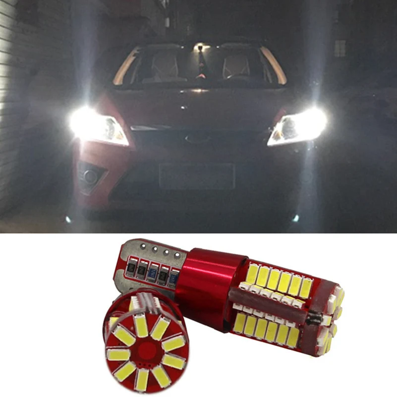 

2x T10 W5W Led Car Clearance Lights Parking Lamps for Ford Focus 2 3 1 Fiesta Mondeo 4 Fusion Transit Kuga Ranger Mustang Galaxy