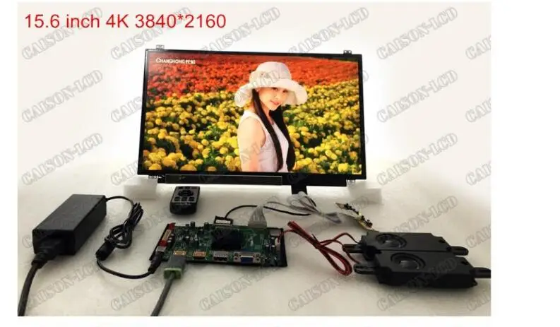 2HDMI+ VGA+ DP+ аудио 4K ЖК-плата контроллера Поддержка 15,6 дюймов ЖК-панель LP156UD1-SPC1 с 3840*2160