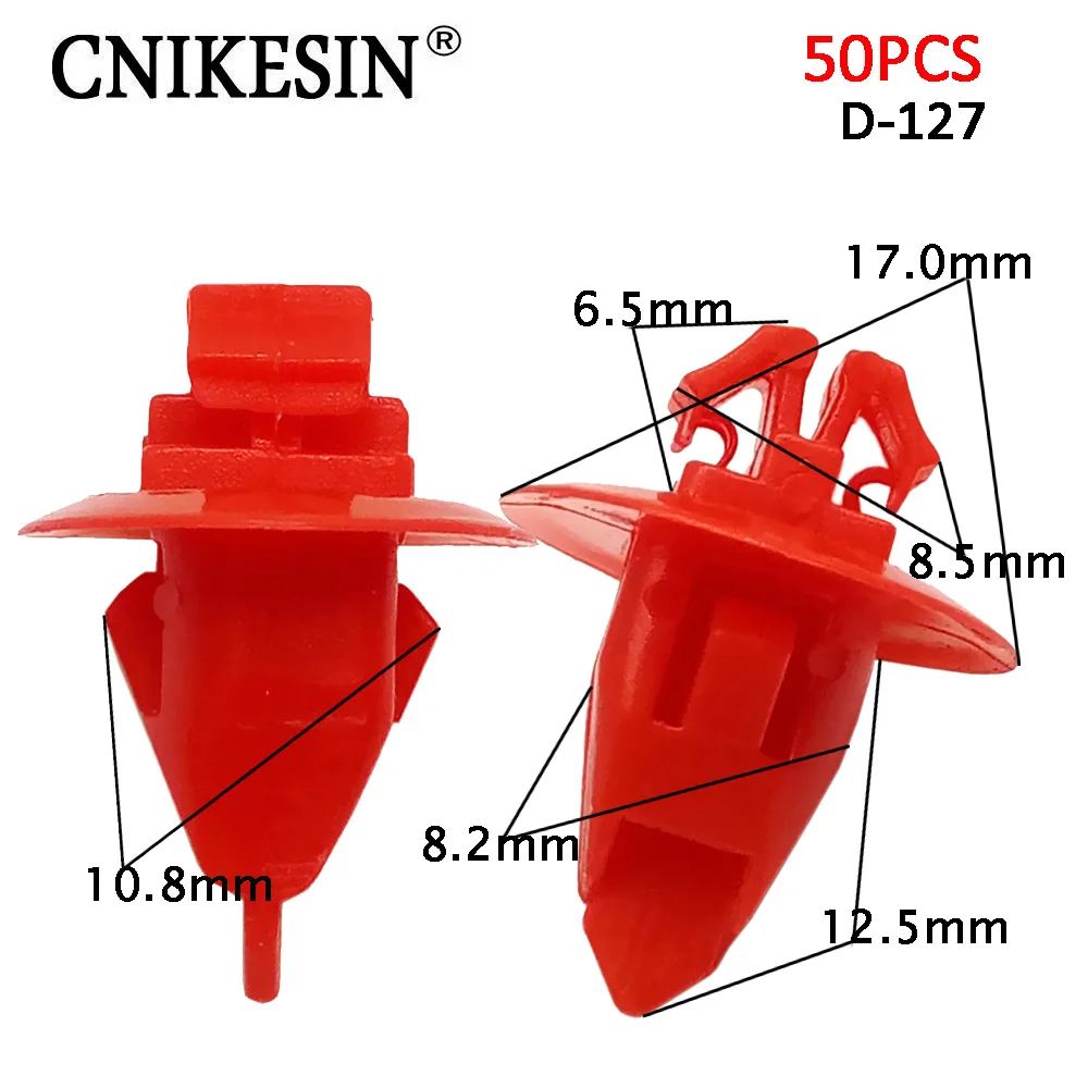 

CNIKESIN 50PS for TOYOTA Land Cruiser Auto Accessories Auto Leaves Liner Clip Car Wing Lining Buckle Car Fender Nylon Fasteners