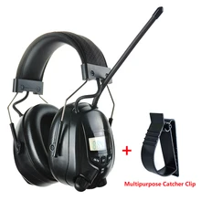 Electronic FM AM Radio Earmuffs Shooting Hearing Protection Soundproof Ear Muffs Hunting Ear Protector Noise Reduction