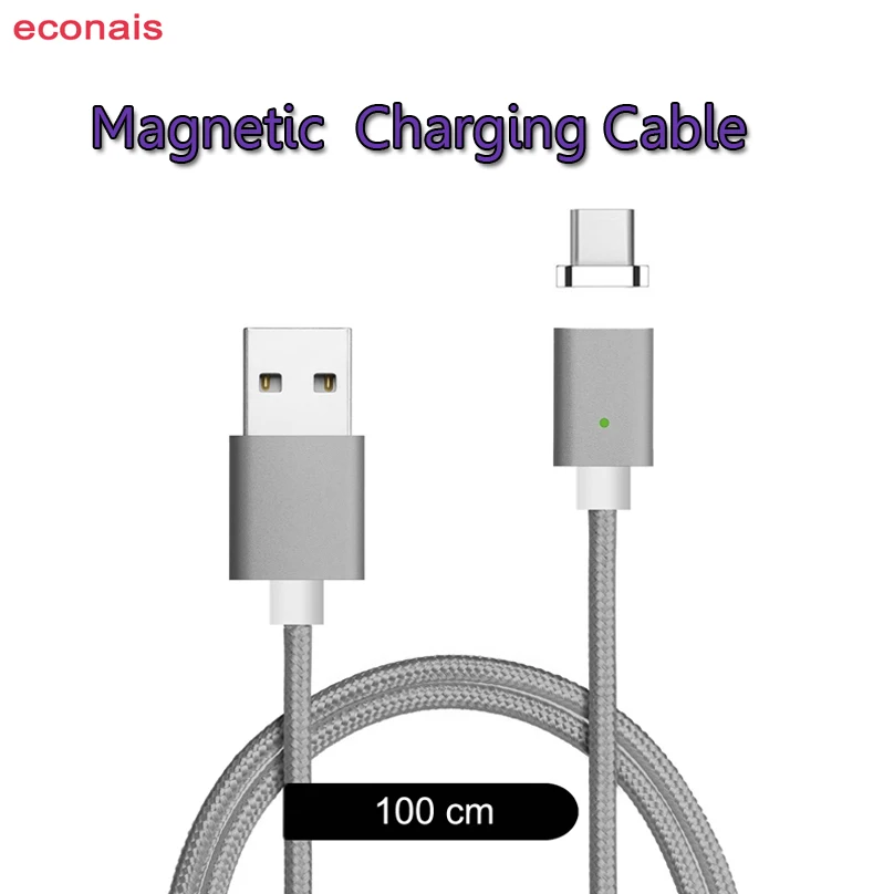 

CANDYEIC For Samsung GALAXY A70 A80 S10 Nokia X71 PureView Moto G7 Plus Magnetic Cables For XIAOMI 9 ZTE AXON 10 Pro USB C Wire