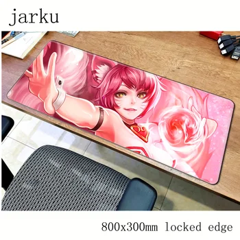 

Ahri mousepad gamer 800x300X3MM gaming mouse pad large desktops notebook pc accessories laptop padmouse ergonomic mat