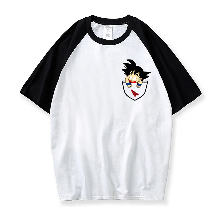 

Dragon Ball T Shirt Men Summer Dragon Ball Z super son goku Slim Fit Cosplay T-Shirts vegeta Tshirt Homme Raglan Tee Shirt Loose
