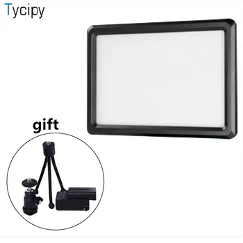 

Tycipy Adjustable LED Video Studio Fill Light Photography Photo Lighting For DSLR Camera with Mini Tripod Ball Head F550 Battery