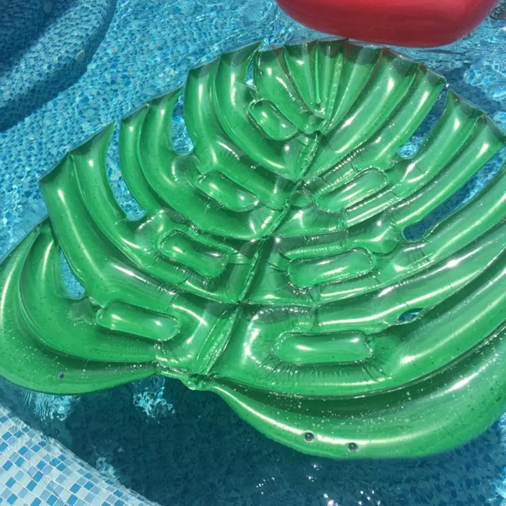 cheap Adult Inflatable Mattress Water Mat Inflatable Leaf Swimming Ring Float Row Water Floating Bed Swimming Toys for Adults