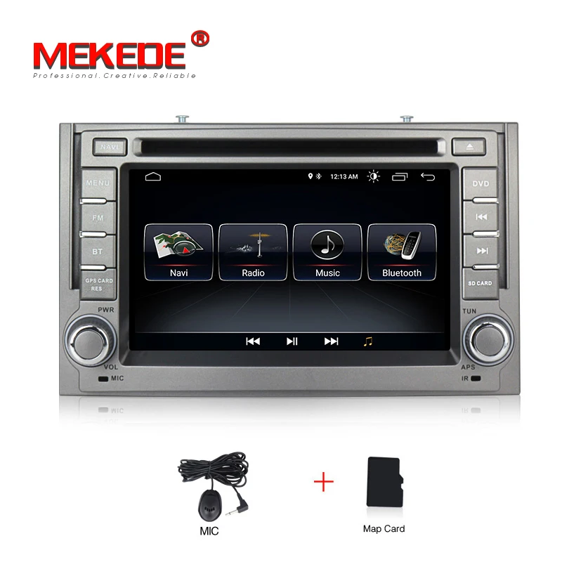 MEKEDE Android8.1 автомобильный 2Din Радио DVD для hyundai H1 Grand Starex 2007- автомобильный Радио gps Навигация стерео Мультимедиа wifi - Цвет: CAR DVD
