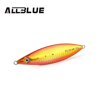 

ALLBLUE High Quality Metal Jigging Spoon 100g /105mm 3D Eyes Artificial Bait Boat Fishing Jig Lures Lead Fish Fishing Lures
