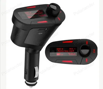 

Car Kit Radio Adapter USB Charger Car Kit FM Transmitte Aux Mp3 Player Modulator with LED Display Portable Dual USB Charger