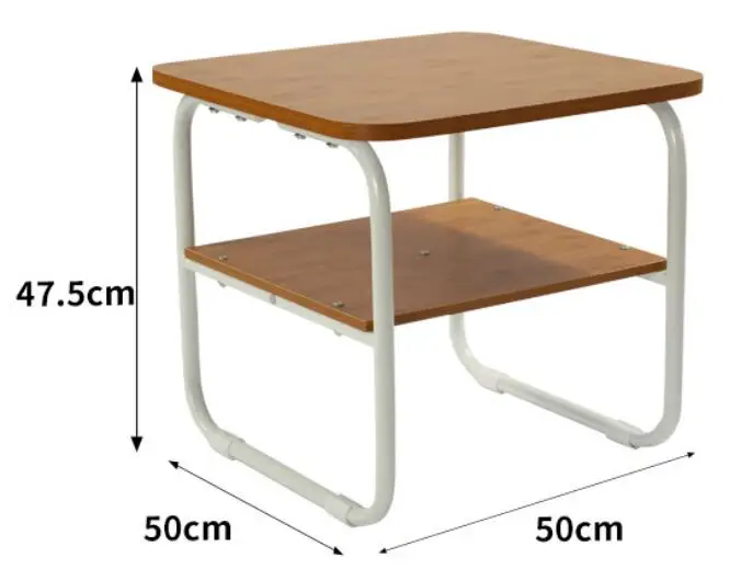 50*50*47.5 سنتيمتر المزدوج طبقة السرير الجدول أريكة غرفة المعيشة طاولة قهوة جانبية طاولة شاي منضدة طعام حديثة