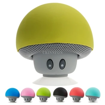 

50Pcs/Lot Mini Wireless Portable Bluetooth Speaker Mini Bluetooth Mushroom Speaker Mini Speaker for Phone iPhone iPad Tablet
