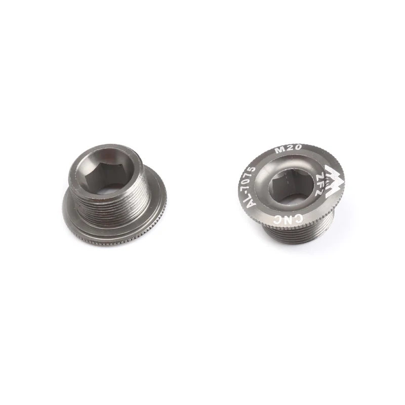 M15 Silver 2 Swelgo алюминиевая винтовая крышка шатуна M15/M20 винтовая крышка велосипеда шатун фиксация болта рукоятки с кривошипом велосипеда - Цвет: M15 Silver 2
