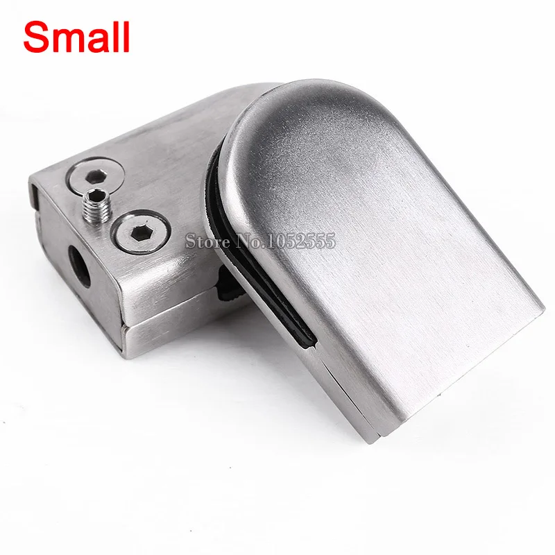 10PCS 304 Stainless Steel Glass Clamp Clips For Gl...