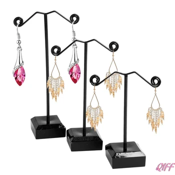 

3Pcs Earring Necklace Jewelry Metal Tree Display Stand Hanger Holder Show Rack
