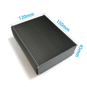 

Aluminum enclosure 120*45*150mm Aluminium shell PCB Project box Chassis box amplifier distribution case electronics enclosure