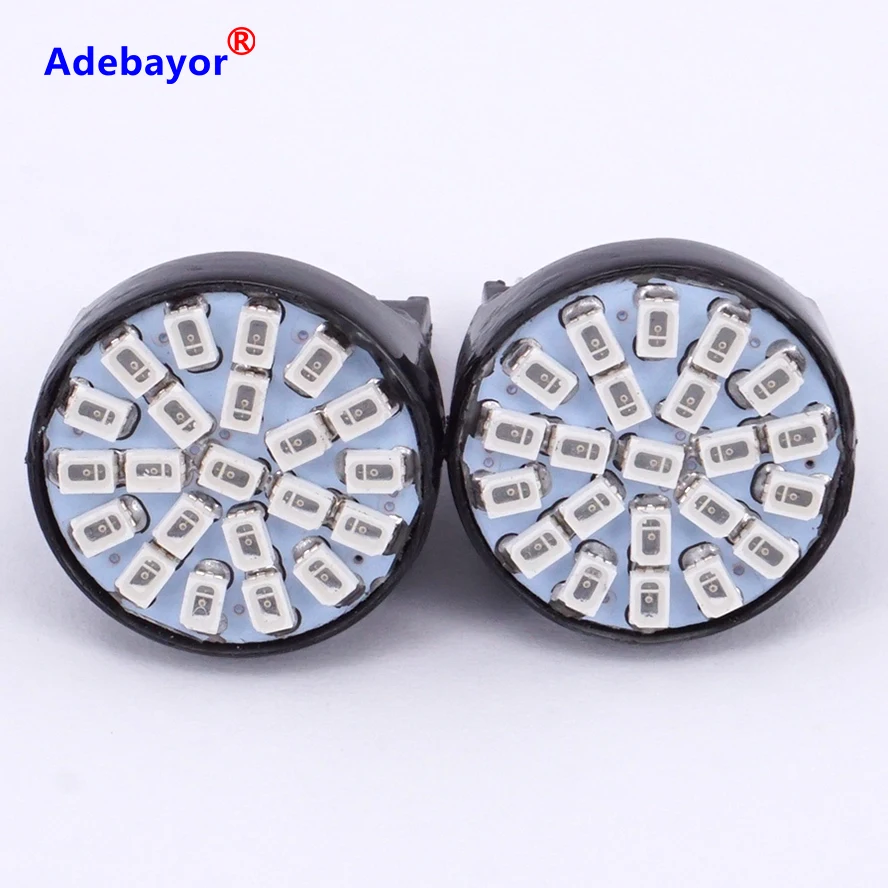Светодиодный стоп сигнал 6X T20 7440 WY21W 22 3020 1206 SMD автомобильный лампа заднего хода