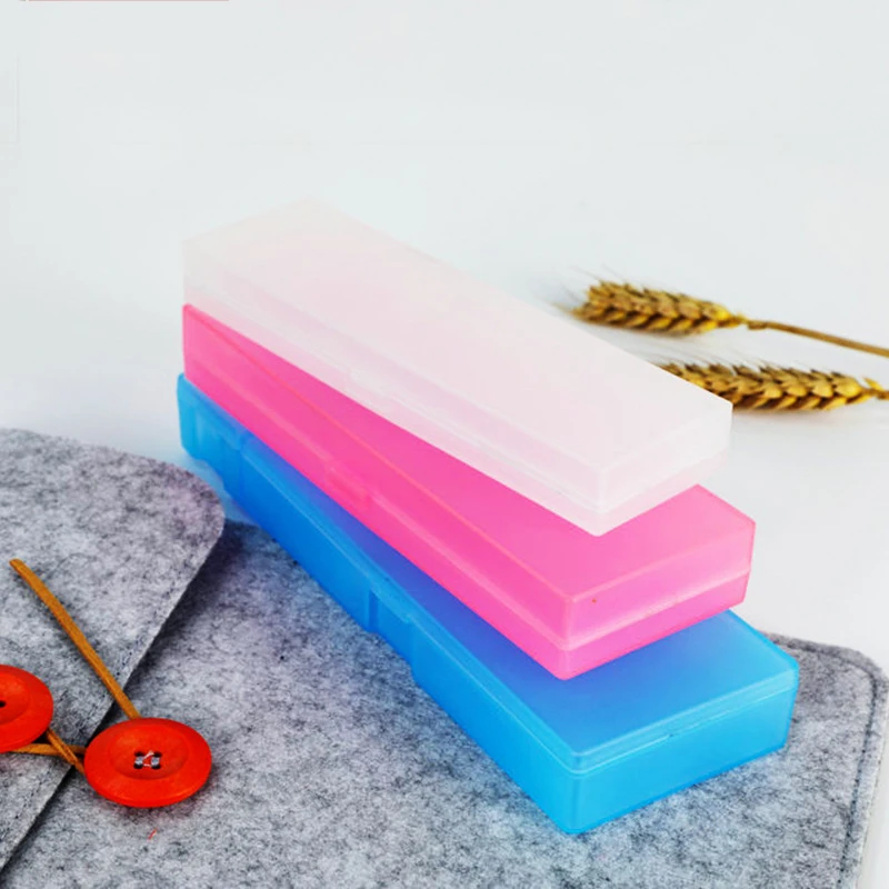 

Translucent Scrub Lite Simple Multi-function Stationery Pencil Storage Plastic Storage Box Learning Stationery Office Supplies